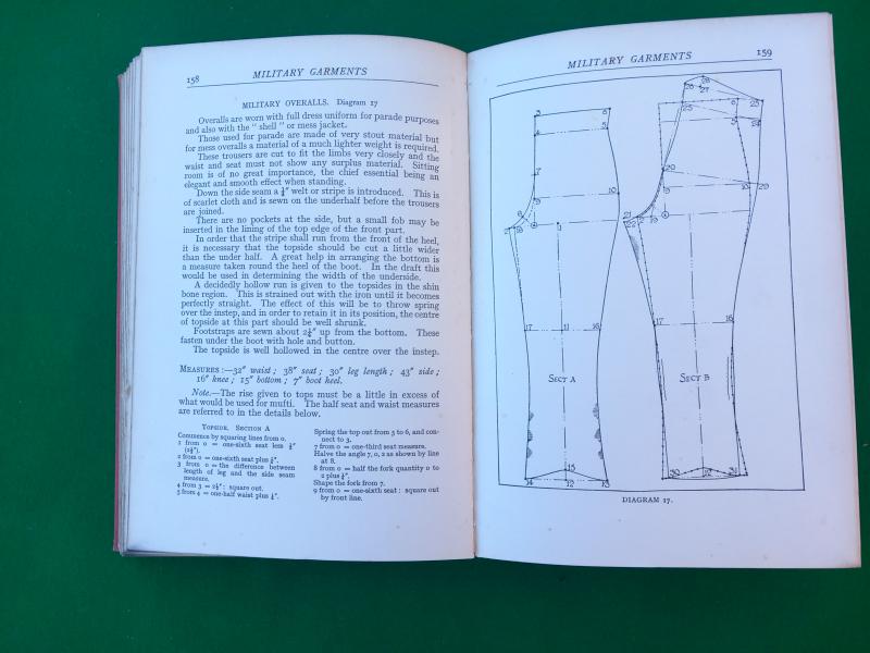 MILITARY TAILORS REFERENCE BOOK SUPERB.