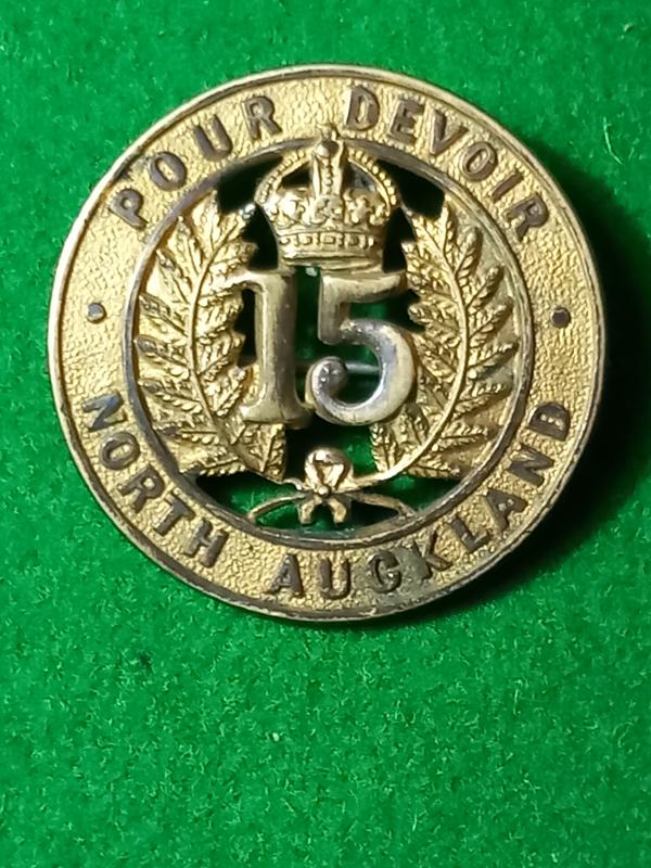 NEW ZEALAND 15TH NORTH AUCKLAND REGIMENT
