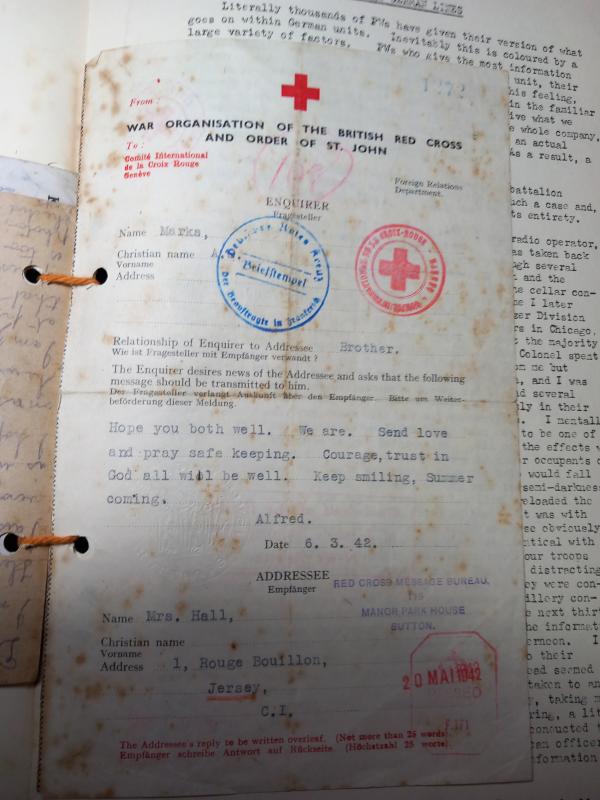 BRITISH INTELLIGENCE FILE / P.O.W CAMPS SS JOACHIM PEIPER