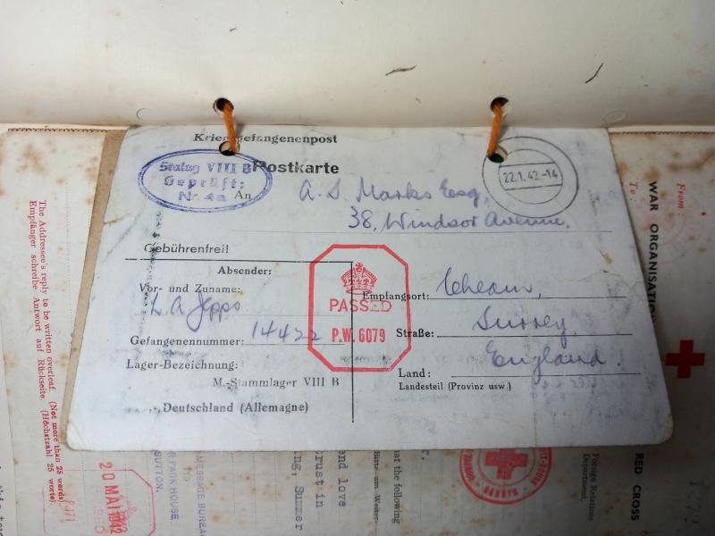 BRITISH INTELLIGENCE FILE / P.O.W CAMPS SS JOACHIM PEIPER