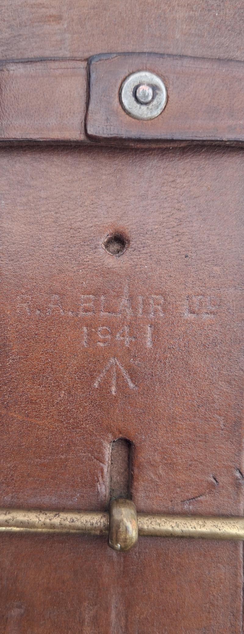 HOME GUARD LEATHER BELT - LARGE SIZE