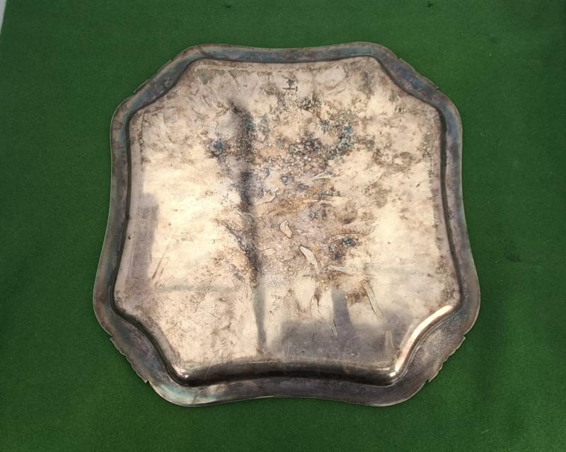 2 COMMANDO OFFICERS WEDDING TRAY 1942