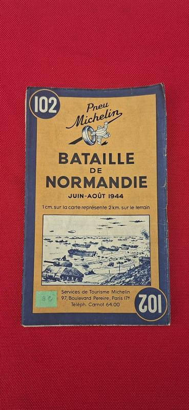 MICHELIN 1947 D/DAY NORMANDY MAP