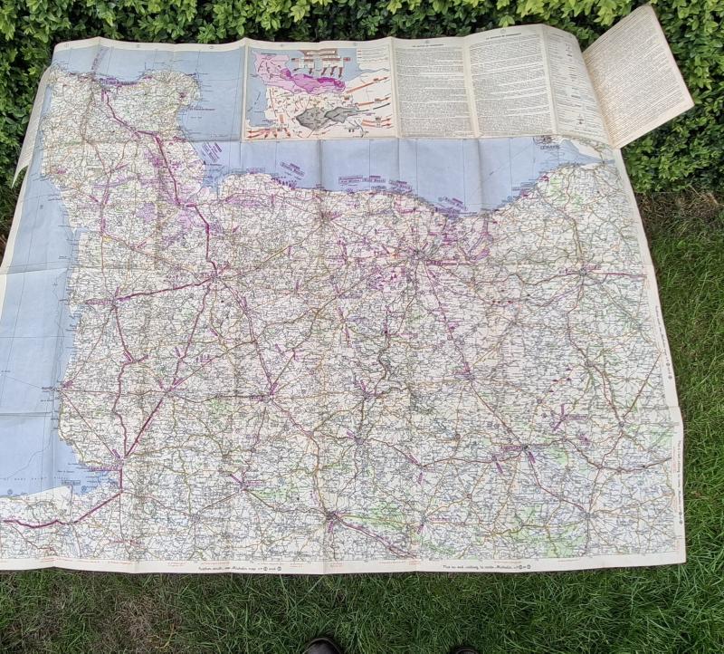 MICHELIN 1947 D/DAY NORMANDY MAP