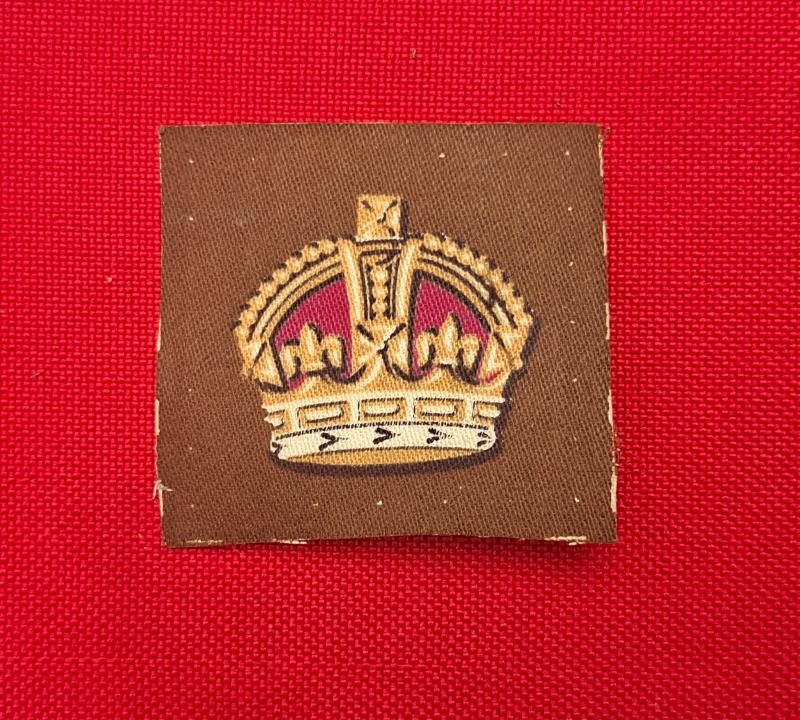 WARRANT OFFICERS PRINTED CROWN