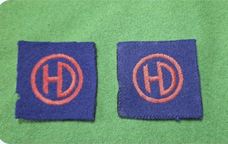 51st HIGHLAND DIVISION FORMATION SIGNS /PAIR