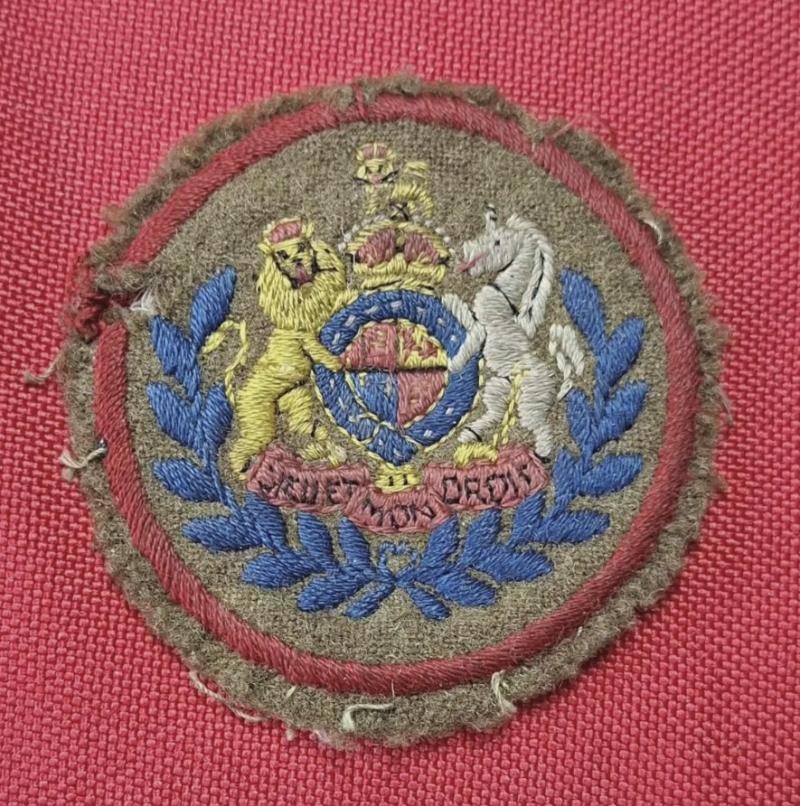 BRITISH ARMY ` CONDUCTOR` BADGE