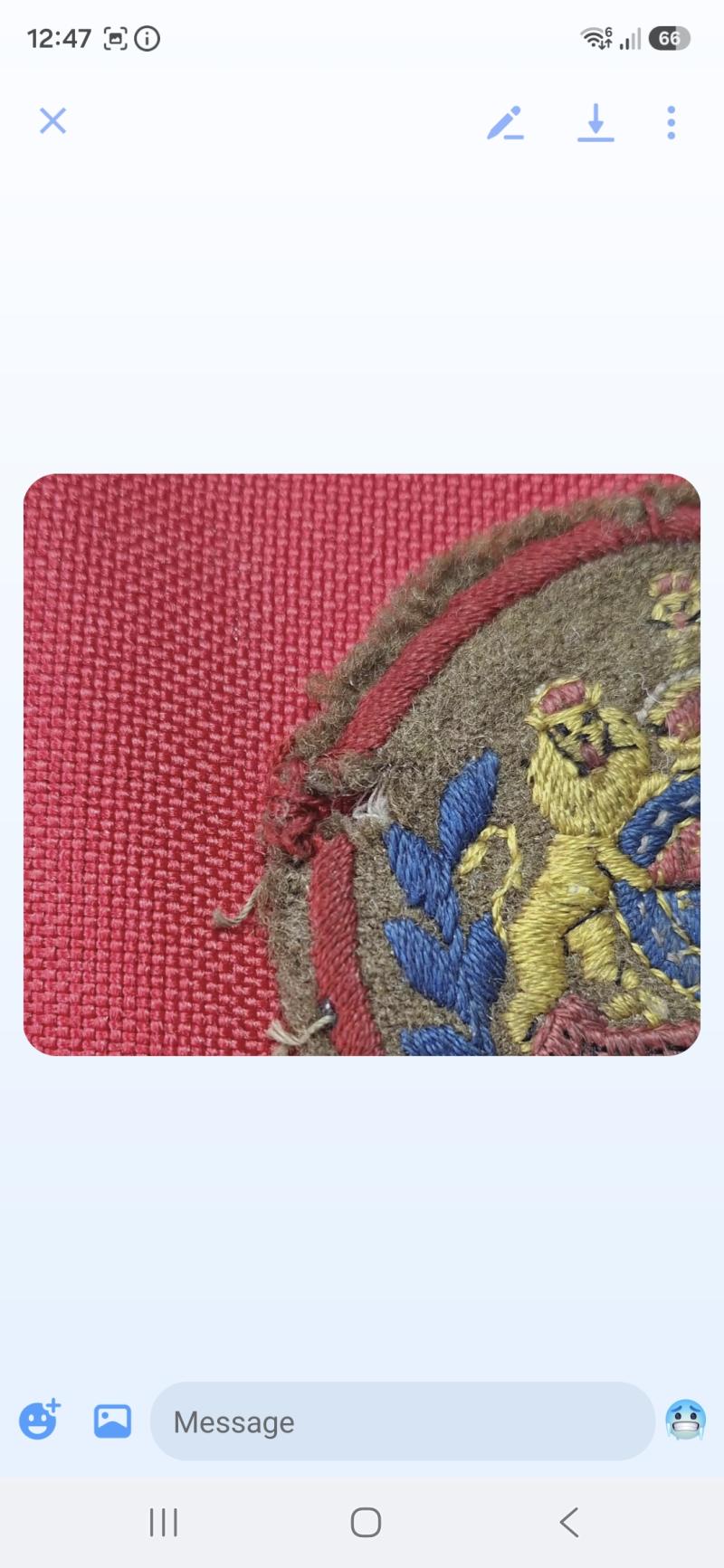 BRITISH ARMY ` CONDUCTOR` BADGE