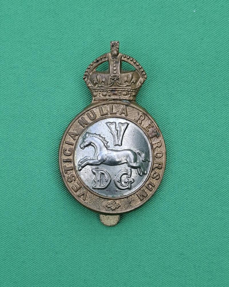 5th DRAGOON GUARDS CAPBADGE