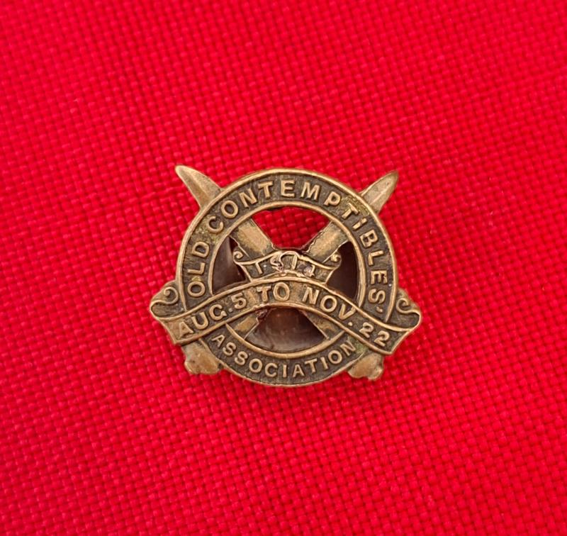 OLD CONTEMTABLES VETERANS  BADGE