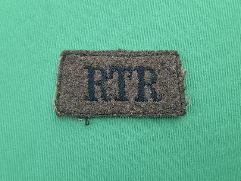ROYAL TANK REGIMENT EARLY WAR SLIP ON.