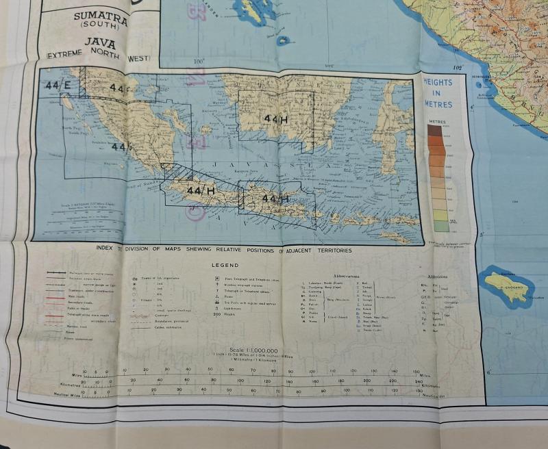 SILK ESCAPE MAP BURMA / JARVA AREA