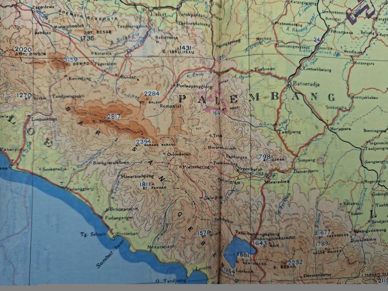 SILK ESCAPE MAP BURMA / JARVA AREA