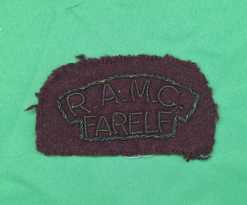 R.A.M.C / F.A R.L F CLOTH TITLE