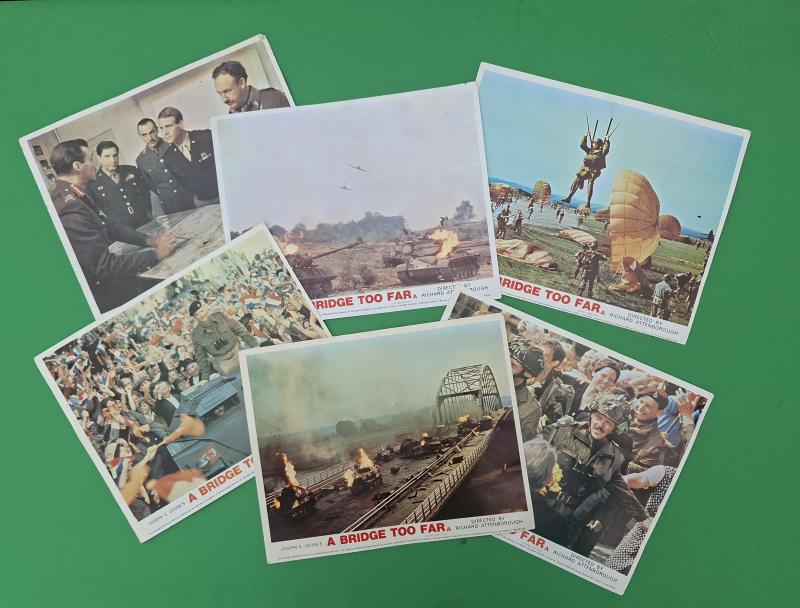 BRIDGE TOO FAR FILM LOBBY CARDS / SWEET !!