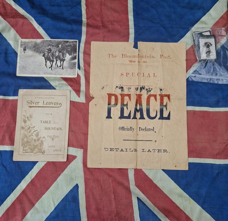 SOUTH AFRICA WAR 1902 PAPERWORK LOT
