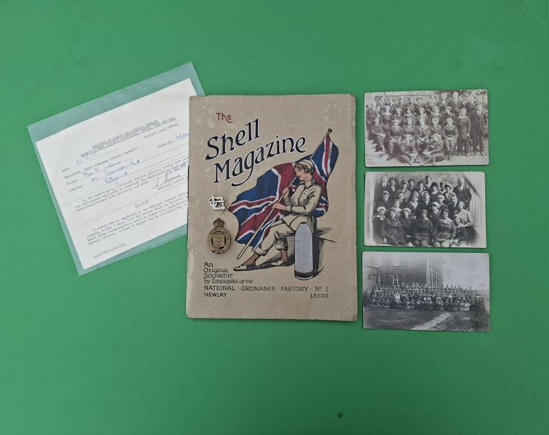LEEDS SHELL FACTORY GREAT WAR LOT