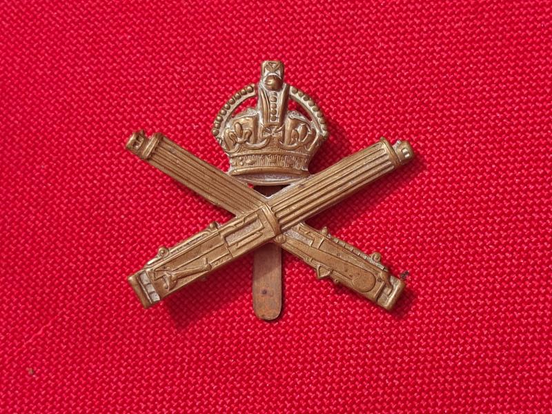 MACHINE GUN CORPS BRASS CAP BADGE