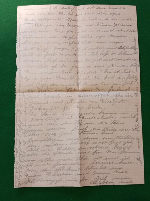 SS FELD POST LETTERS 1945 DRESDEN