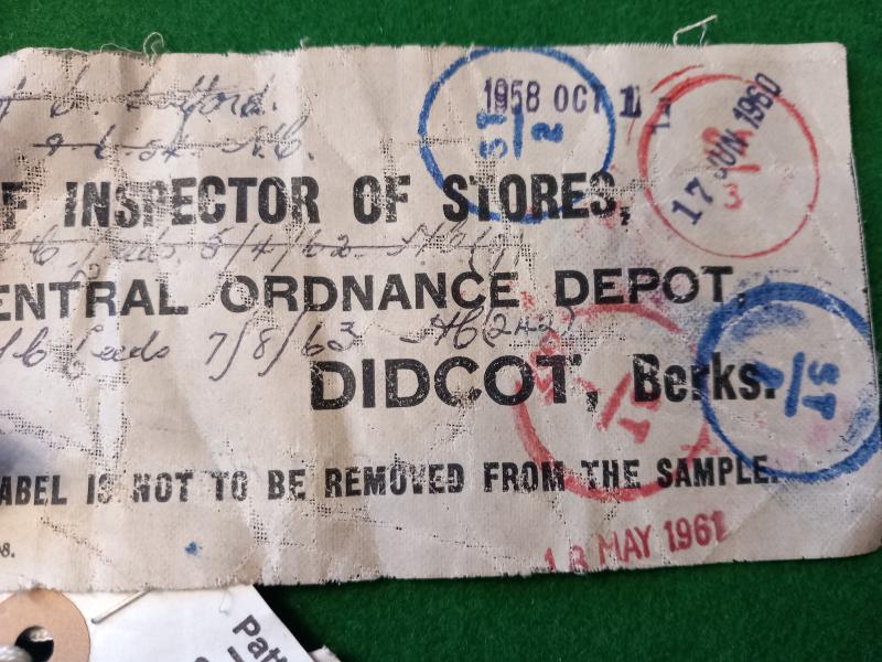 BRITISH ARMY SEALED PATTERN RAILWAY SIGNAL FLAG