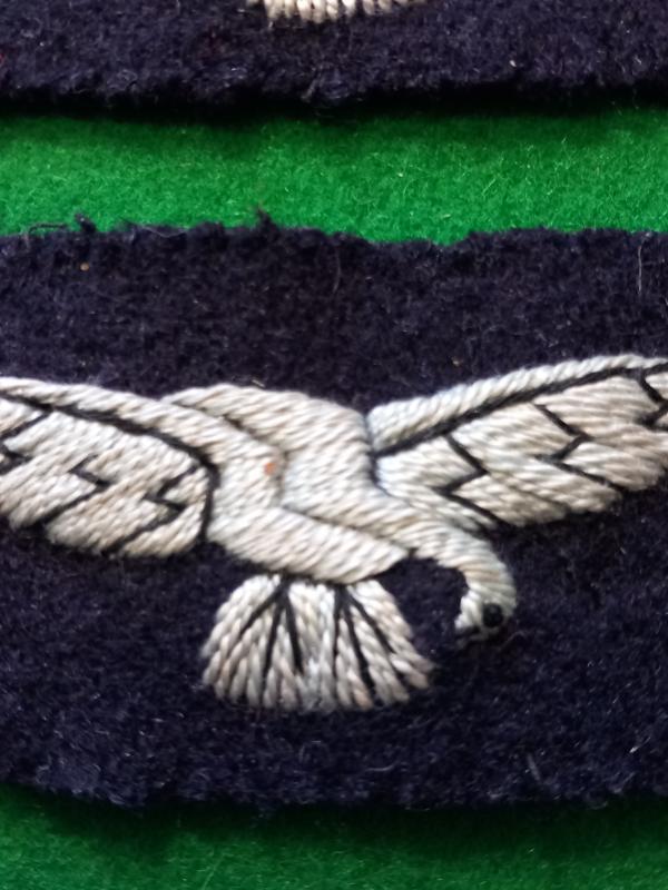 EARLY 1920`s R.A.F CLOTH ALBATROSS PAIR