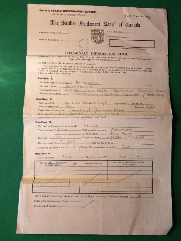 ROYAL ENGINNERS IMMIGRATION TO POST WAR CANADA