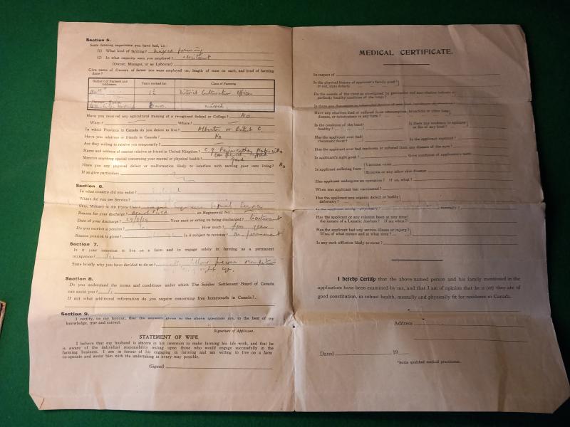 ROYAL ENGINNERS IMMIGRATION TO POST WAR CANADA