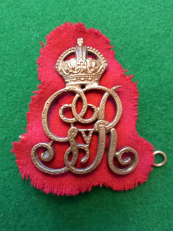 NORFOLK YEOMANRY N.C.O`s ARM BADGE