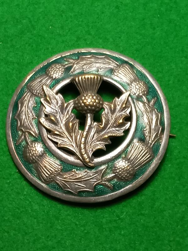 SCOTTISH THISTLE BADGE